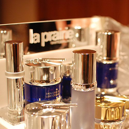 La Prairie products photograph by Anne Steel